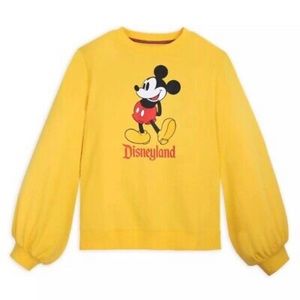 Disney Mickey Mouse Pullover Sweatshirt for Adults – Disneyland small New